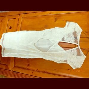 Windsor white lace dress